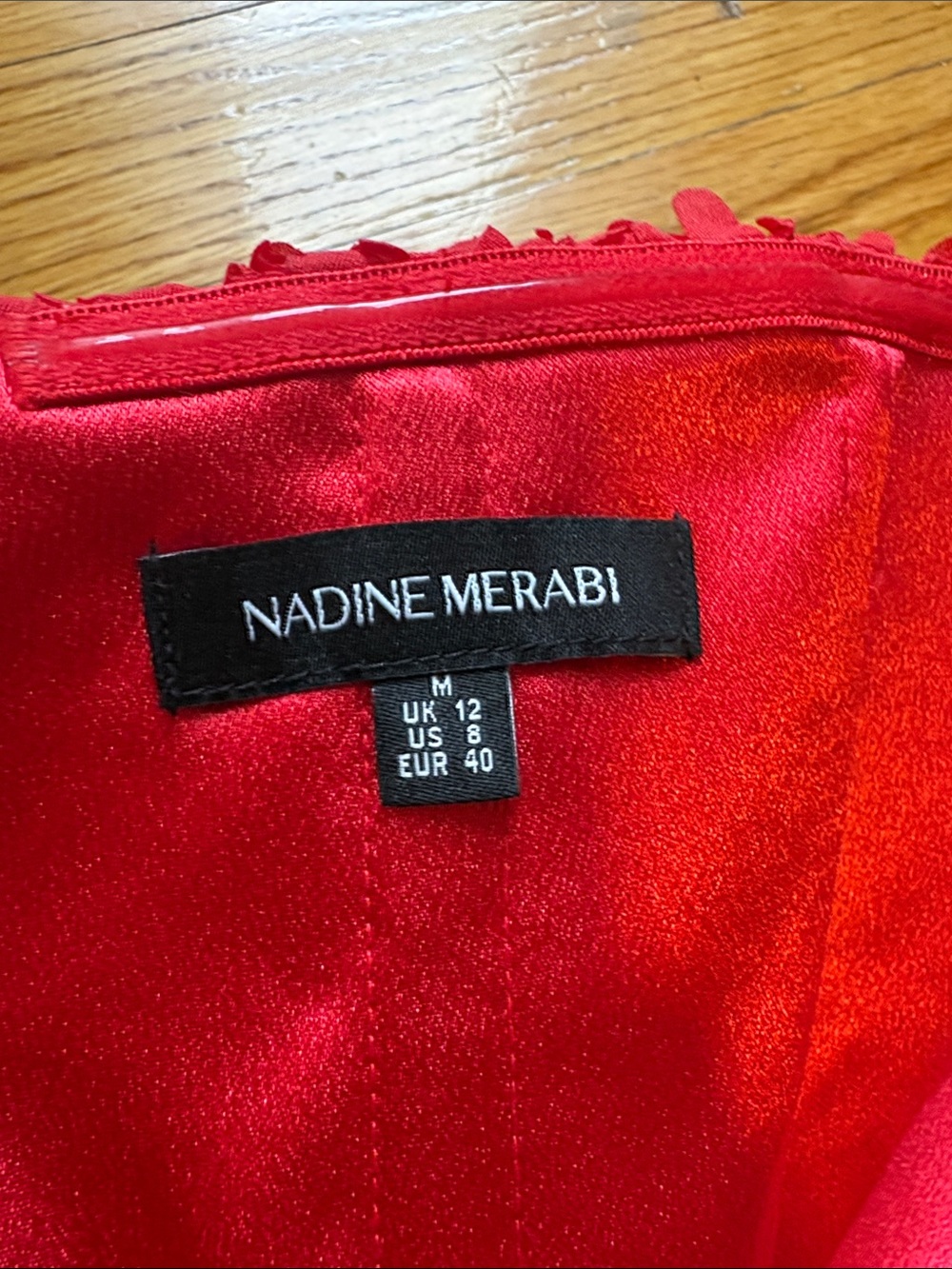 Nadine Merabi Maisy 3D Tulip Floral Strapless Mini Dress - Picture 5 of 5